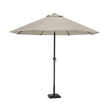 FOUR SEASONS FLOWERS J & J Global 270511 Four Seasons 9 ft. Steel Grey Umbrella 270511